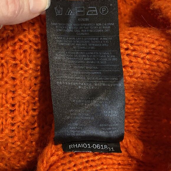 Volcom Chunky Cable Knit Sweater Womens 12 Cozycore Gorpcore Outdoor Cabincore - Picture 8 of 10